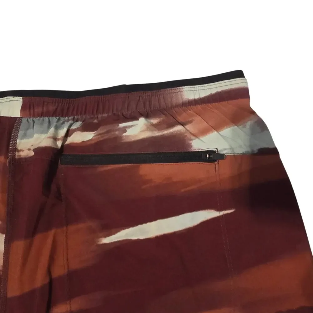 Smart Wool Men Active Training Shorts 8"  sz XL Lined Performance Horizon Print - Picture 8 of 11